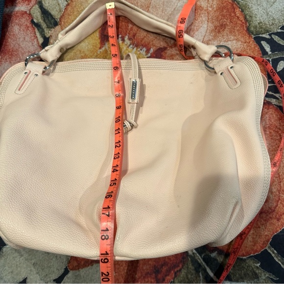 Celine Triomphe Bittersweet pale pink shoulder bag pebbled leather dual strap - Picture 7 of 16
